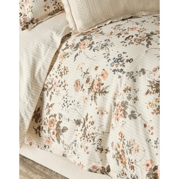 Ralph Lauren Thompson Cotton Percale Duvet Cover, Queen/Full