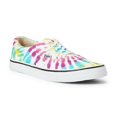 thumbnail image 1 of Ralph Lauren Thorton Men's Tie-Dye Canvas Sneaker in Rainbow Dye Print-Size 10M, 1 of 3