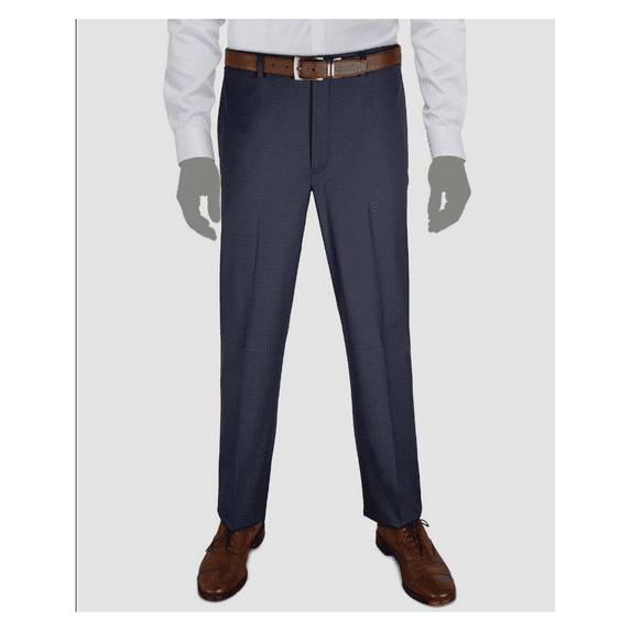 Ralph Lauren Ultra Flex Machine Washable Dress Pants 40 x 32 NWT Blue Windowpane