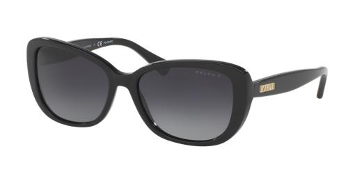Ralph Lauren Women's 0RA5215 Polarized Rectangular Sunglasses, Black & Grey, 57 mm - image 1 of 2