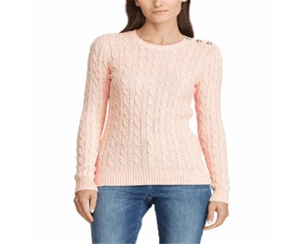 Vintage Ralph Lauren pink off shoulder sweater