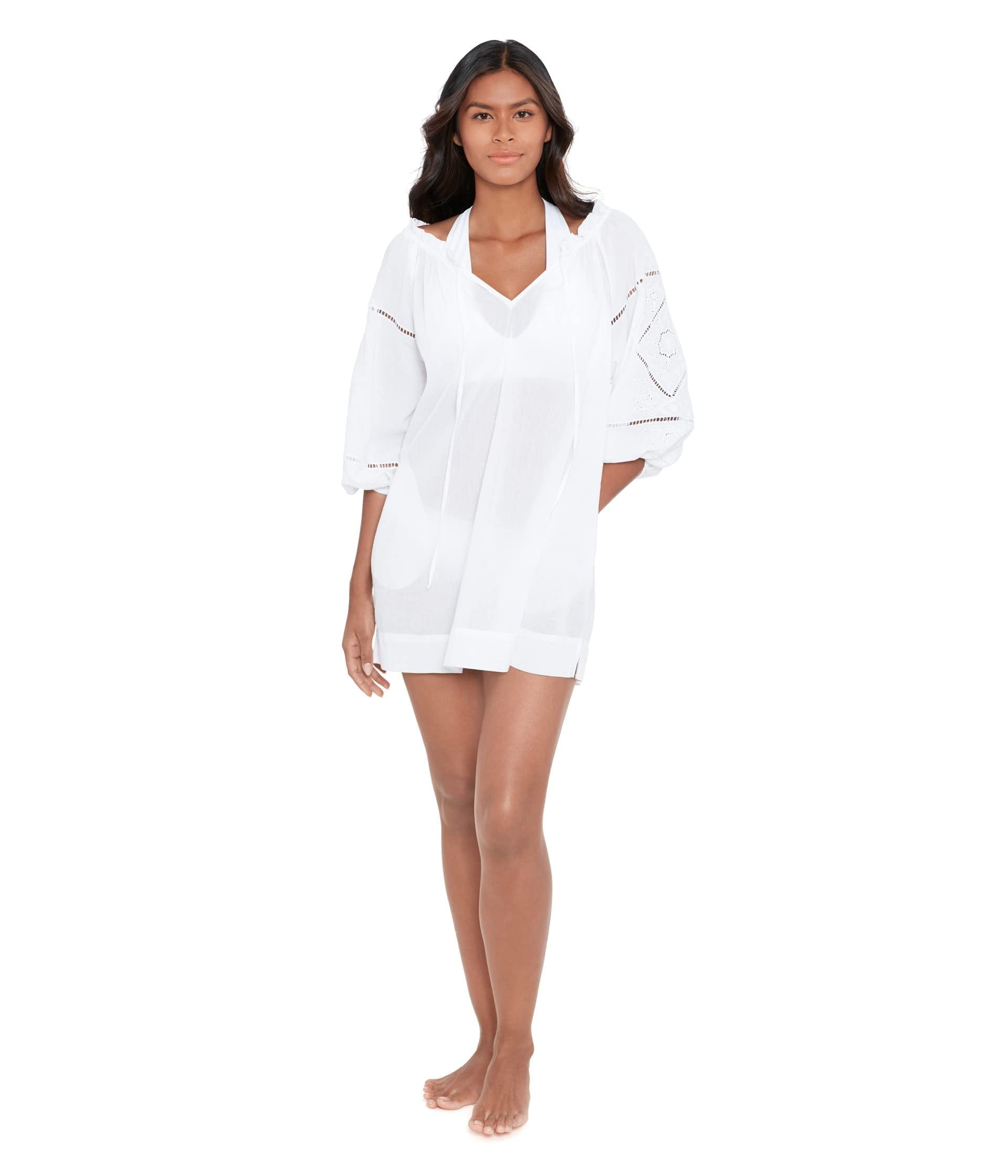 ralph lauren embroidered dress Ralph Lauren Women's Beaded Linen Dress