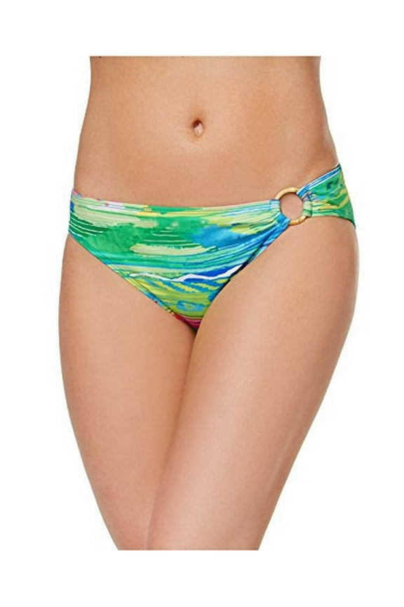 Ralph Lauren Women's Ikat Stripe Ring Hipster Swimsuit Bottoms,16