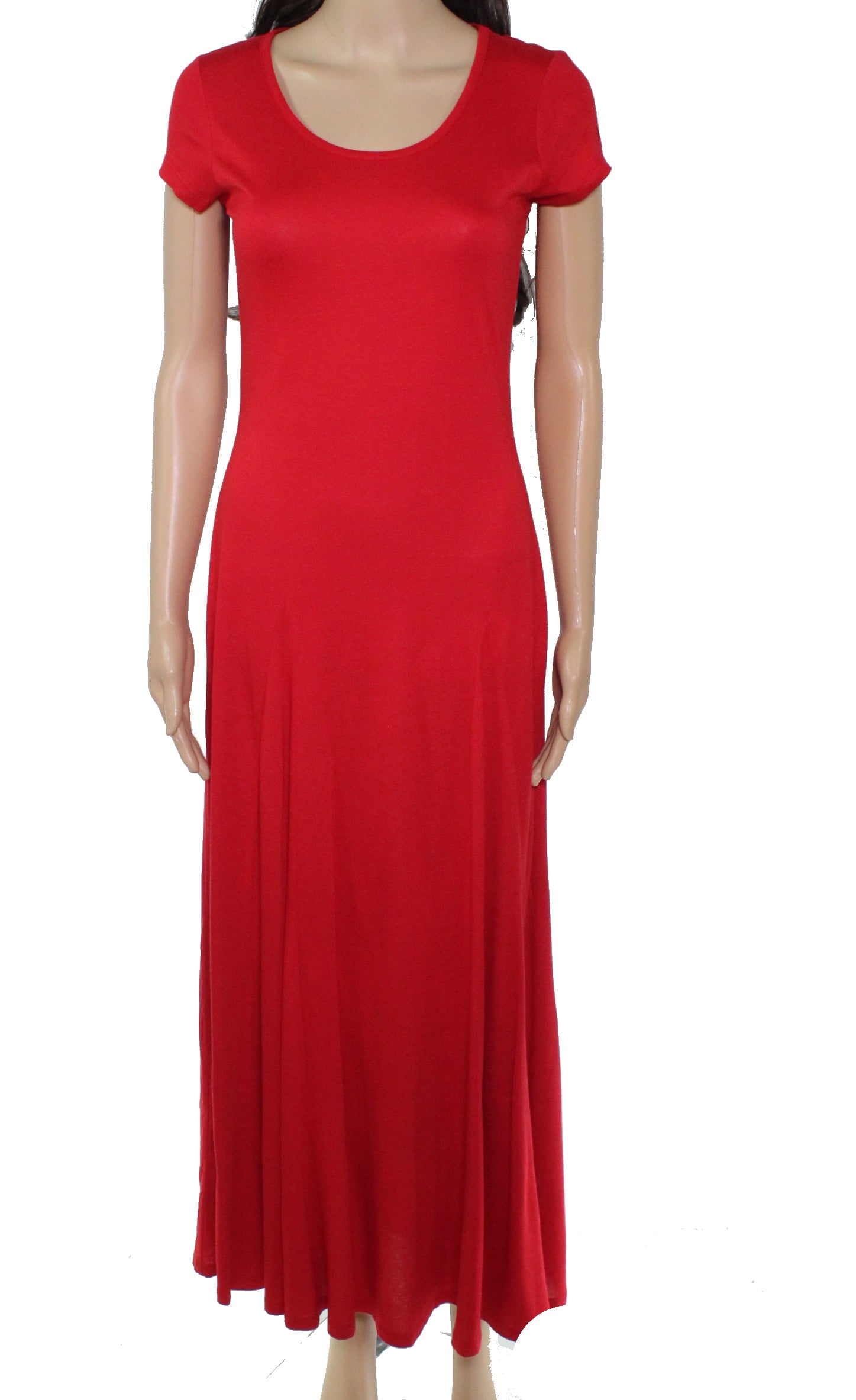 Ralph Lauren Women's Jersey Scoop Neck Maxi Dress Red Size Small -  Walmart.com