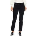 thumbnail image 1 of Ralph Lauren Women's Premier Corduroy Straight Skinny Casual Pants Black Size 10 Petite, 1 of 3