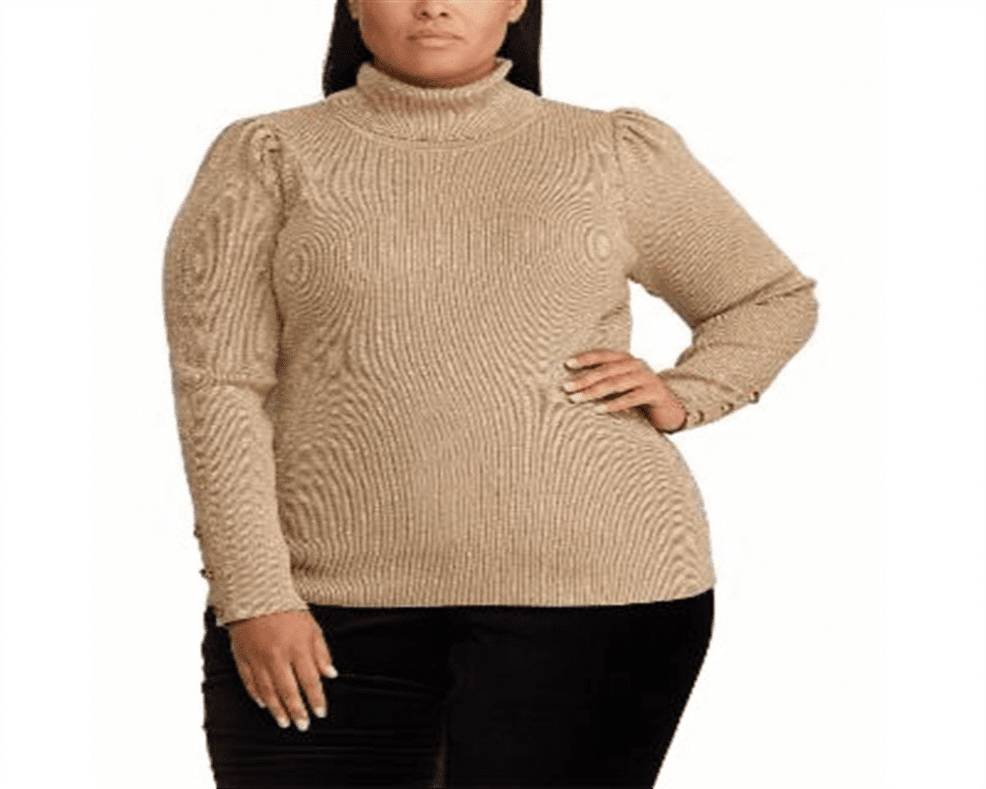 Puff shoulder turtleneck 2025