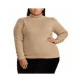 thumbnail image 1 of Ralph Lauren Women's Puff Sleeve Turtleneck Sweater Yellow Size 3X, 1 of 3