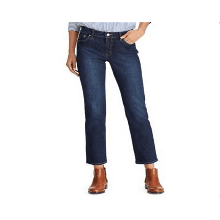 Lauren ralph lauren super stretch modern curvy straight jeans discount