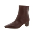 thumbnail image 1 of Lauren Ralph Lauren Womens WILLABO Leather Ankle Boots, 1 of 2