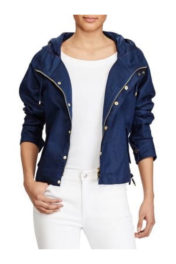 Womens Canvas Jacket, Blue, Small
