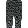thumbnail image 1 of Ralph Lauren Womens Dot Casual Lounge Pants, Black, 4, 1 of 1