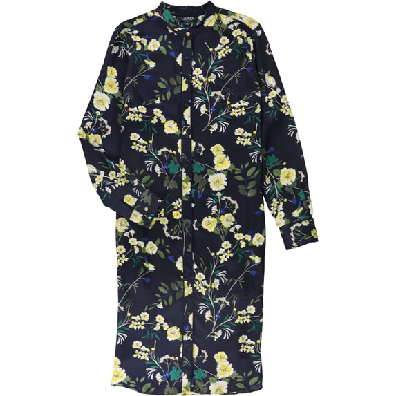 Ralph Lauren Womens Floral Shirt Dress, Multicoloured, 8