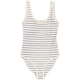 thumbnail image 1 of Ralph Lauren Womens Jersey Bodysuit Jumpsuit, Off-White, Medium, 1 of 3