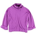thumbnail image 1 of Ralph Lauren Womens Jersey Pullover Sweater, Purple, X-Large, 1 of 2