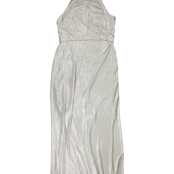 Ralph Lauren Womens Metallic Gown Blouson Dress, Metallic, 16