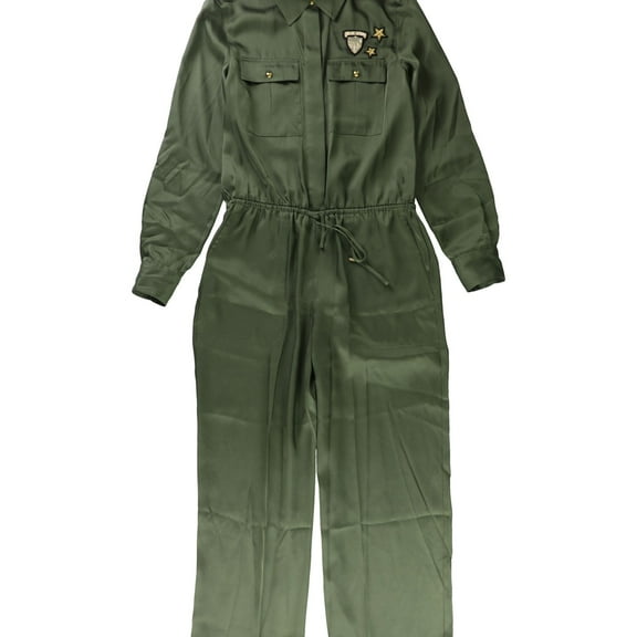 Ralph Lauren Womens Mildaine Jumpsuit, Green, 6