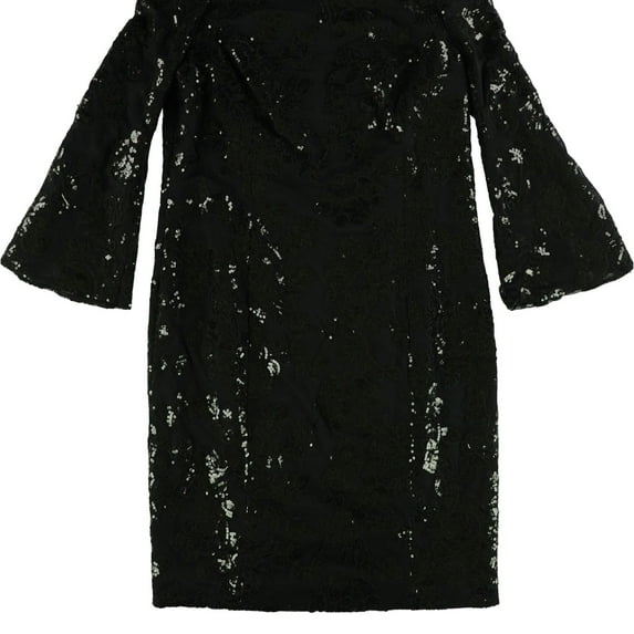 Ralph Lauren Womens Off The Shoulder A-Line Dress