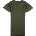 thumbnail image 1 of Ralph Lauren Womens Pranang Tunic Dress, Green, Petite, PL, 1 of 1