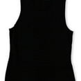thumbnail image 1 of Ralph Lauren Womens Pressed-Pleat Knit Blouse, Black, X-Large, 1 of 2