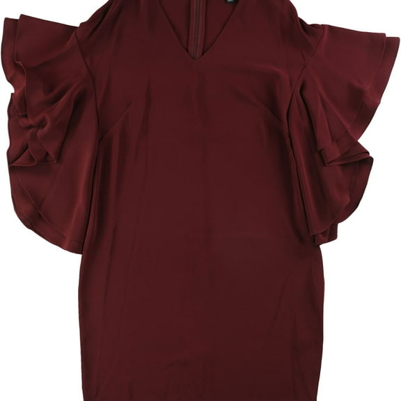 Ralph Lauren Womens Rhona Shift Dress, Red, 2