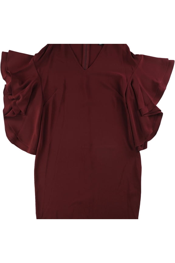 Womens Rhona Shift Dress, Red, 8