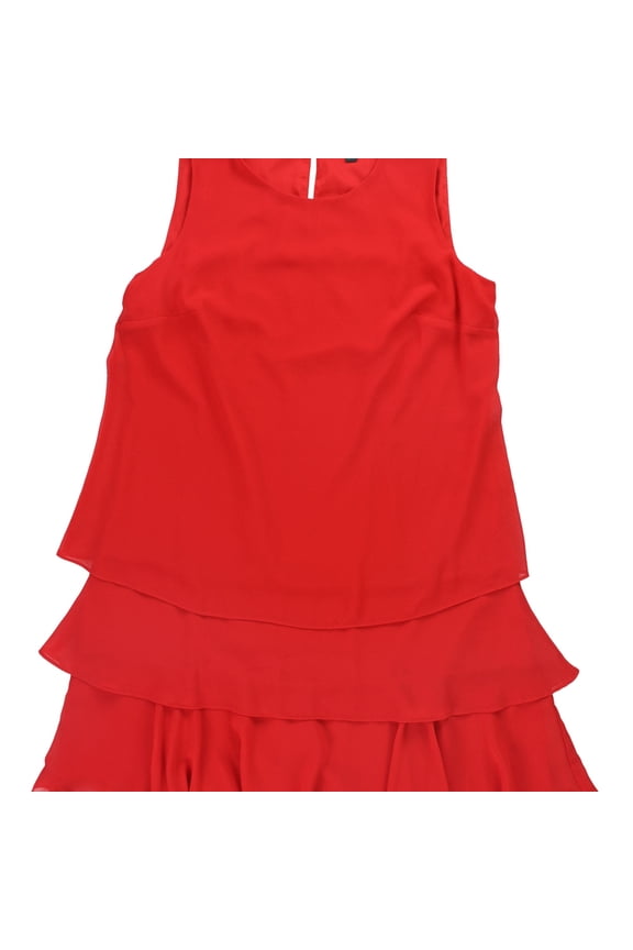 Womens Solid Tie, Red, 12