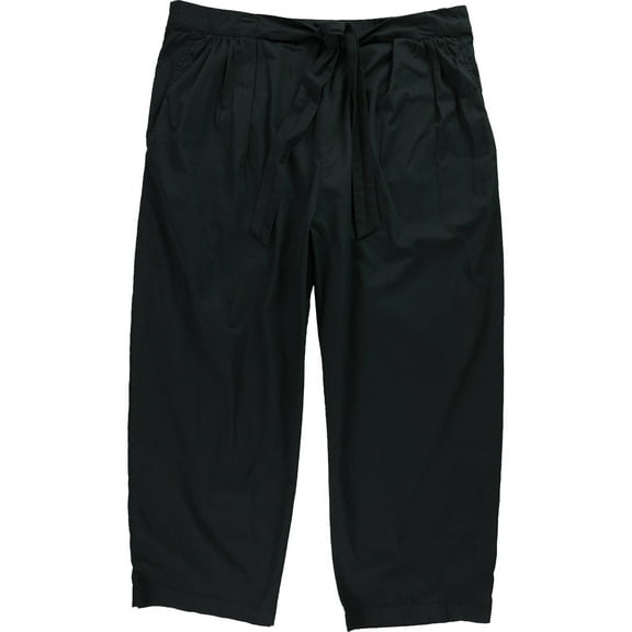 Ralph Lauren Womens Straight Leg Casual Trouser Pants, Black, 16