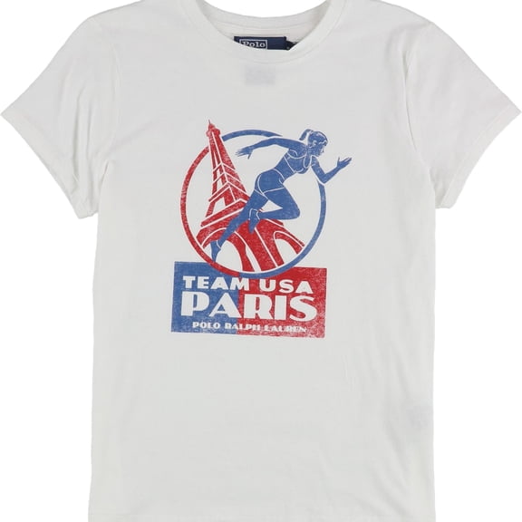 Ralph Lauren Womens Team USA Graphic T-Shirt, Multicoloured, X-Small