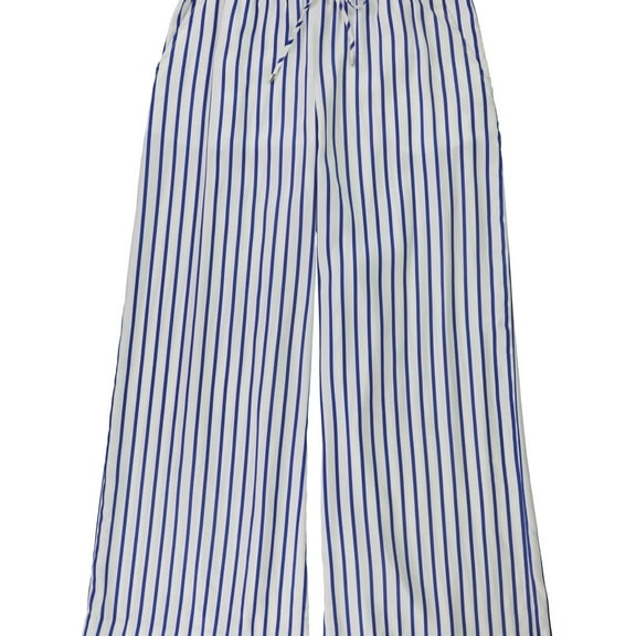 Ralph Lauren Womens Ziakash Casual Wide Leg Pants, White, X-Small