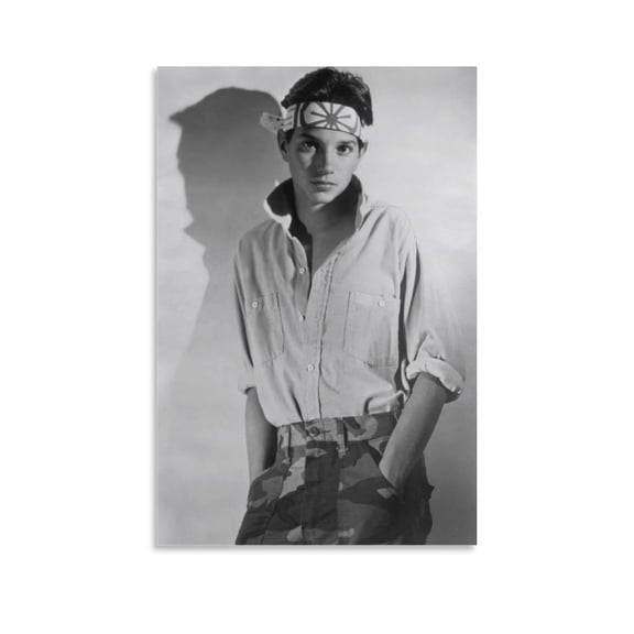 Ralph Macchio Actor Poster Canvas Poster Wall Art Picture Prints Hanging Photo Gift Decor Home Posters Artworks 16x24inch(40x60cm)