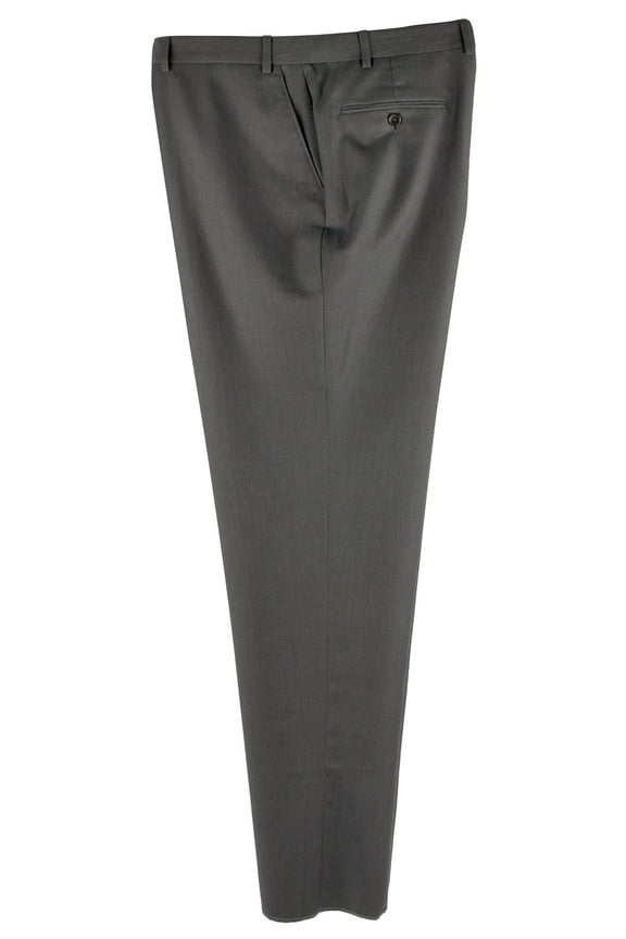 Ralph Men's Wool Natural Stretch Flat Front Dress Pants-C-Short 40W