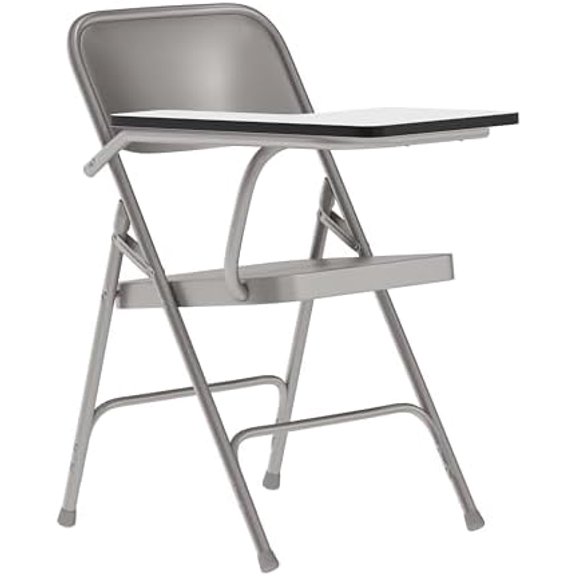 Ralph Premium Steel Folding Chair with Right Handed Tablet Arm