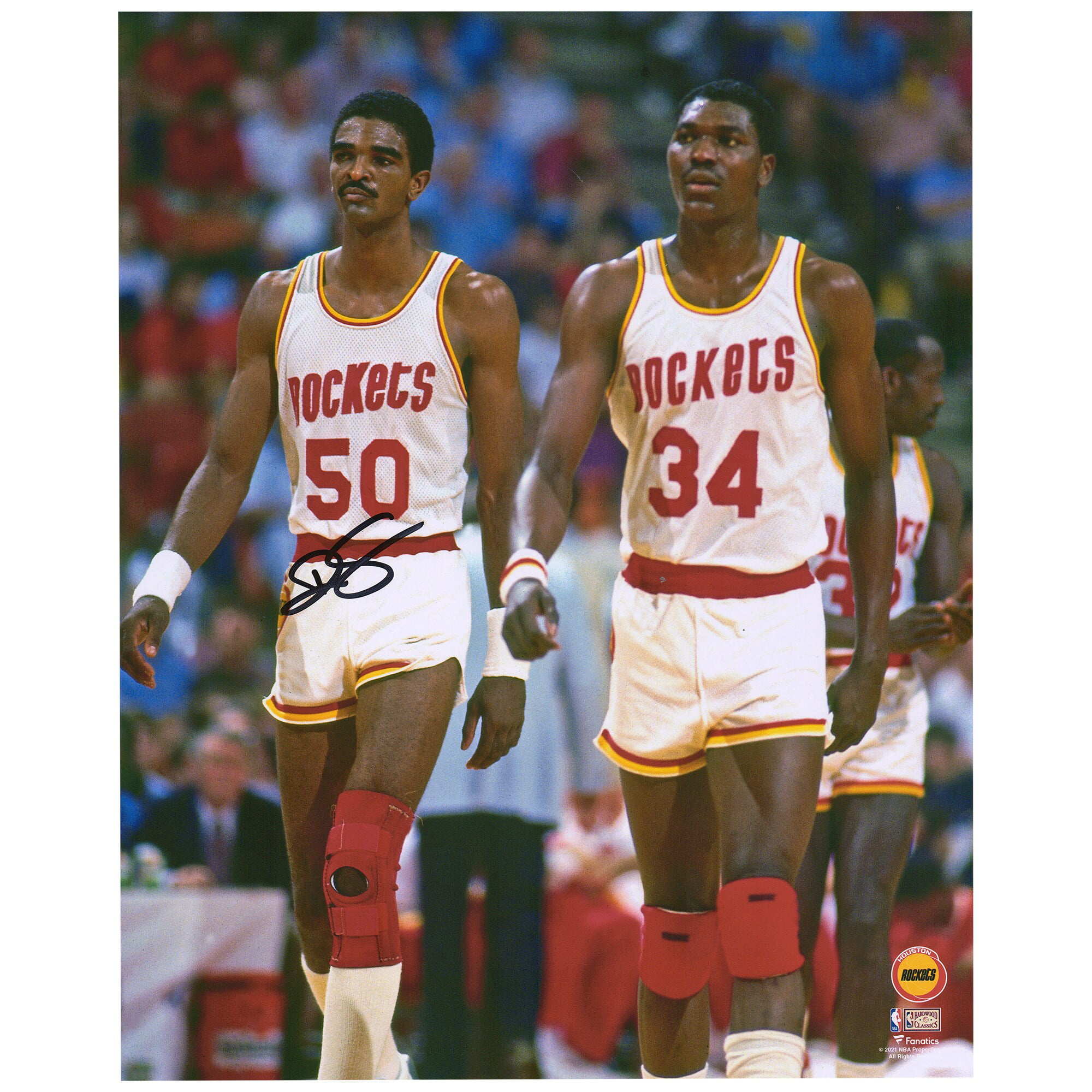 Yao Ming & Tracy McGrady Houston Rockets Unsigned Hardwood Classics Pose  Photograph