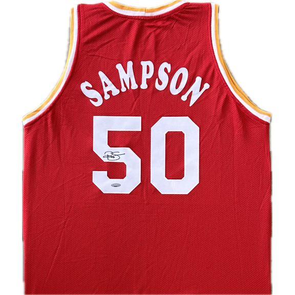 Ralph Sampson Signed Autographed Custom Red Jersey TriStar Authentication