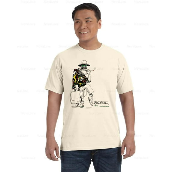 Ralph Steadman Comfort Color T-Shirt Fear and Loathing Dr. Gonzo Art Style, Unisex, up to size 4XL