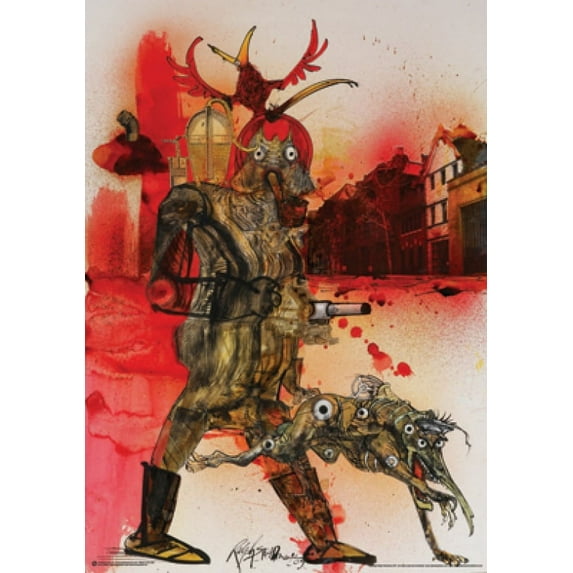 Ralph Steadman - Farenheit 451 Poster (36 x 24)