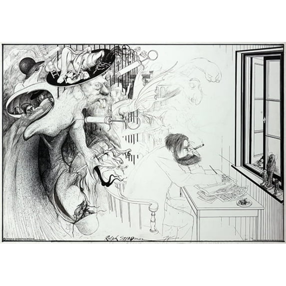 Ralph Steadman-The Secret of Dreams Poster (34" x 24")