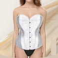 thumbnail image 1 of absanyy Women's Army Green Corset L - Boned Shapewear, Waist Cincher for Hourglass Figure, Retro Fashion & Costumes, 1 of 3