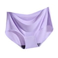 thumbnail image 1 of Ralphats Women's Cotton Panties - Comfortable, Breathable, Seamless-Like No Panty Line - Everyday Wear, Size L, Purple, 1 of 2
