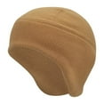 thumbnail image 1 of absanyy Women's Khaki Winter Fleece Beanie - Warm, Windproof with Ear Flaps, Polyester, One Size Fits Most, Machine Washable for Outdoor & Daily Use, 1 of 2