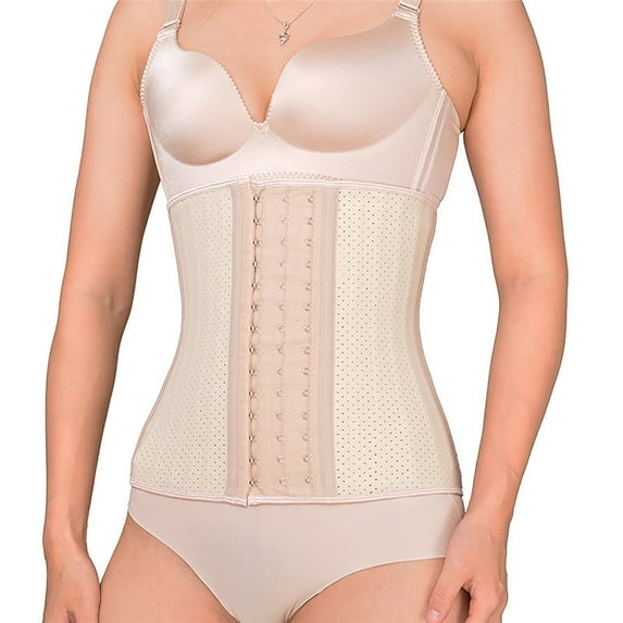absanyy Women's Shapewear, Body Shaper with Adjustable Hook-Eye Closure, Tummy Control & Back Support, Breathable Waist Cincher for Hourglass Figure