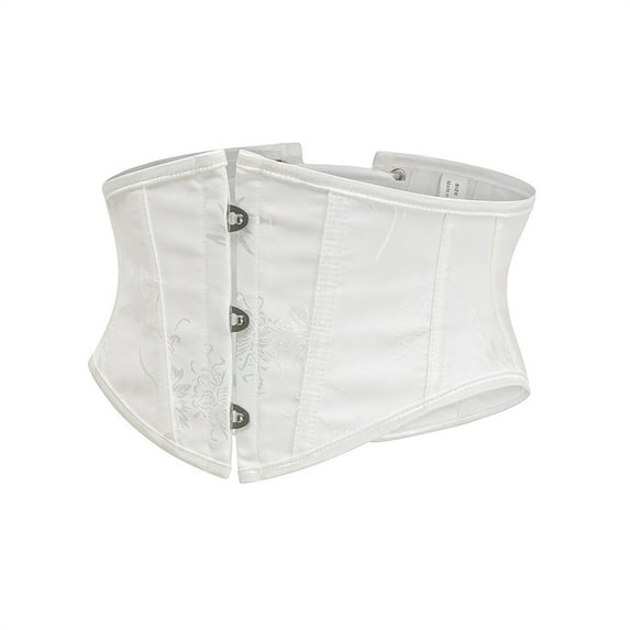 absanyy Women's Vintage Corset - Waist Slimming Shapewear, Polyester with Embossed Patterns for Cosplay & Vintage Outfits