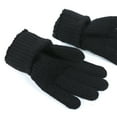 thumbnail image 1 of absanyy Women's Winter Gloves Cotton Thermal, Non-Slip Grip Ribbed Cuff, One Size Fits Most, Black, 1 of 4