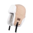 thumbnail image 1 of absanyy Women's Winter Trapper Hat - Fuzzy Warm Windproof, Retro Design with Ear Flaps, Khaki, Free Size Fits Adults & Teens, 1 of 3