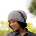 thumbnail image 1 of absanyy Women's Wool Slouchy Beanie - Dark Gray, Free Size - Warm Winter Knit Hat for Casual & Outdoor Use, 1 of 3