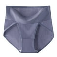 thumbnail image 1 of absanyy Women's XL Cotton Panties - High-Waisted, Blue - Single Pack for Daily & Menstrual Use, 1 of 5