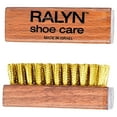thumbnail image 1 of Ralyn Brass Suede Shoe Brush, 1 of 4