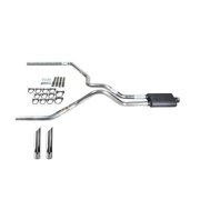 Ram 04-06 dual exhaust 2.5 MA pipe Flowsound Muffler SW Tip