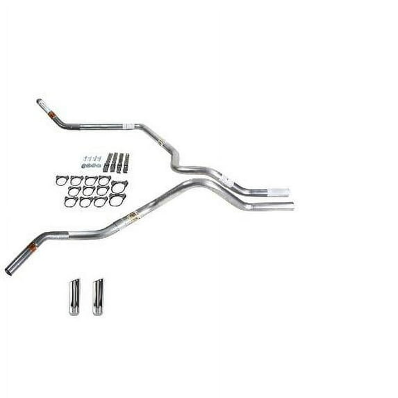 Ram 04-06 dual exhaust 2.5 MA pipe No Muffler RW Tip Corner exit