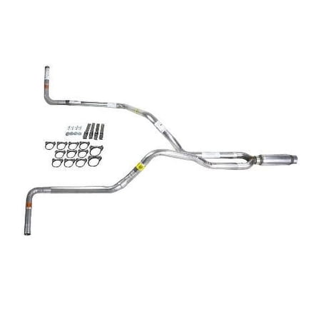 Ram 07-08 dual exhaust 2.5 pipe Glass Pack muffler Side Exit